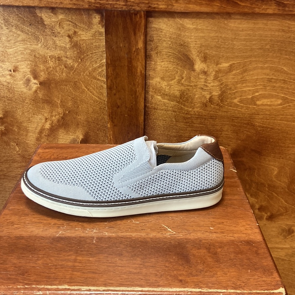 Johnston & Murphy Gray Slip-On Loafers